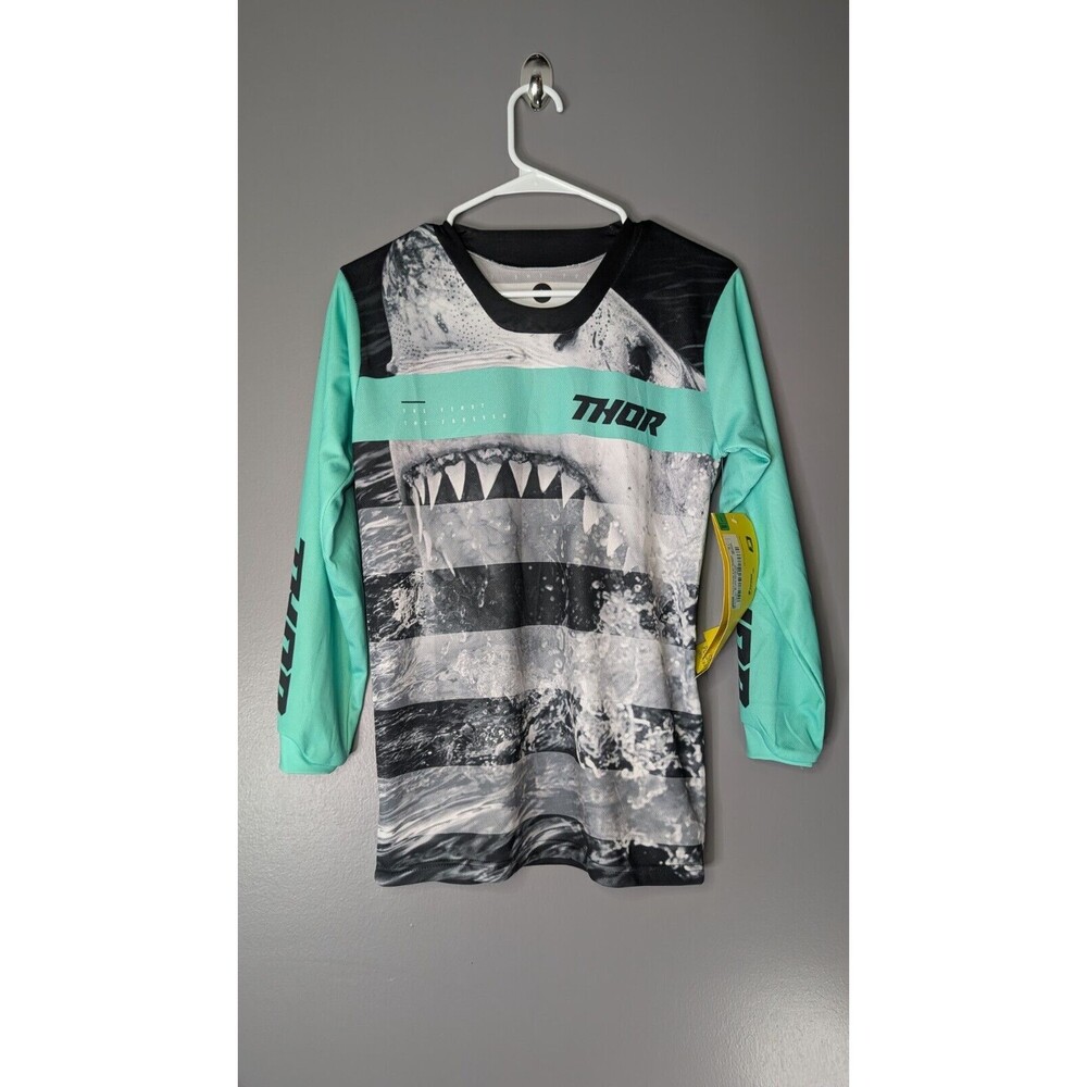 Thor Pulse Savage Collection Jaws Motocross Jersey Youth Large
